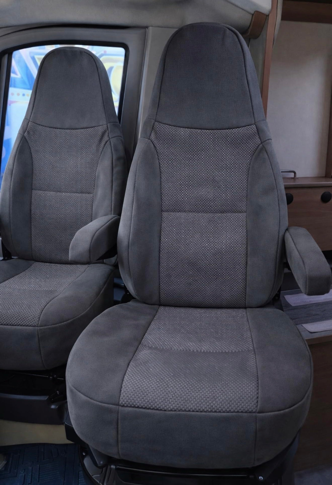 Generisch Sitzbezüge für Wohnmobile, Pilotsitze, Fahrersitz und Beifahrersitz, 2 Sitzer, Hochwertige