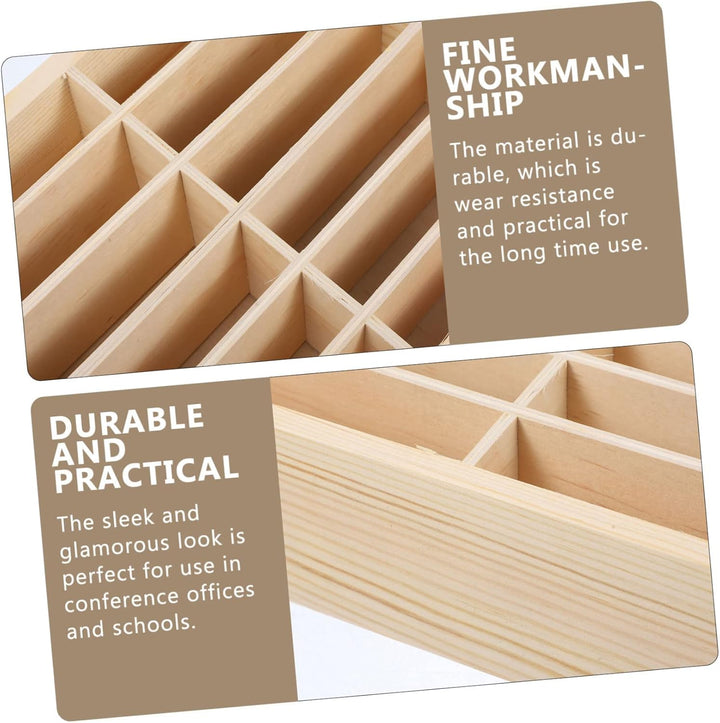 Ciieeo Box Handy-Aufbewahrungsbox Holzständer Desktop-Telefonhalter Holz-Desktop-Organizer Taschenre