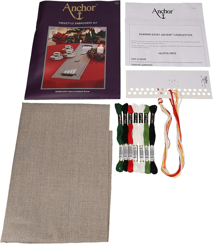 Anchor Essential Kits Freestyle Farbe:Xmas Tulips Runner, Xmas Tulips Runner