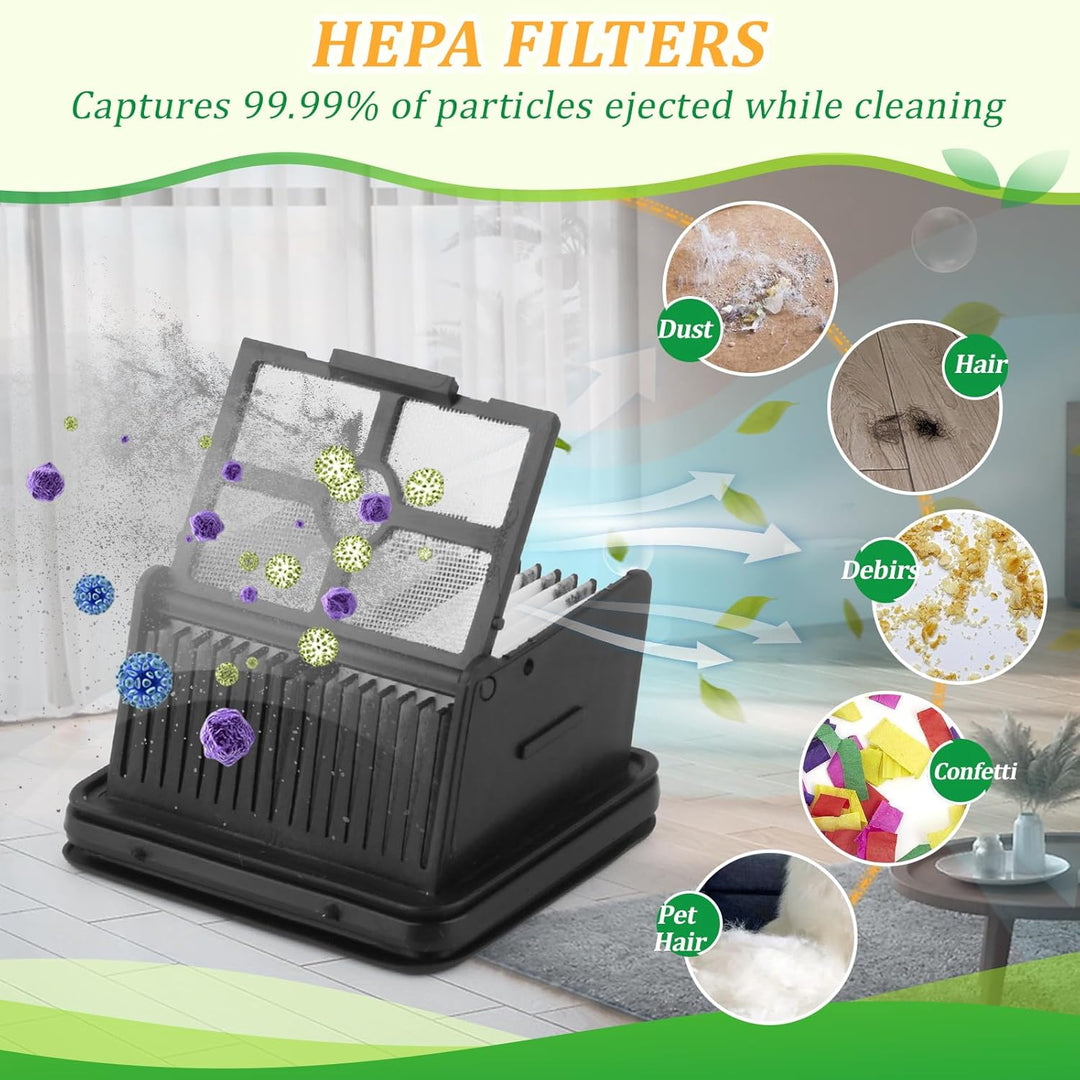 2 Bürstenrollen 4 Filter Ersatzteile für Dreame H15 Pro / H15 Mix / H12 Pro FlexReach Bürstenrollen/