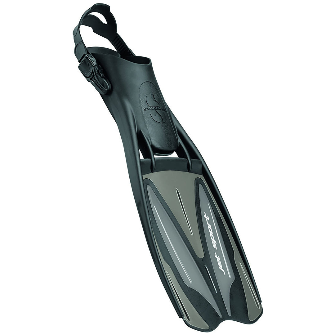 SCUBAPRO Jet Sport Fin Flossen XS Schwarz / Grau, XS Schwarz / Grau