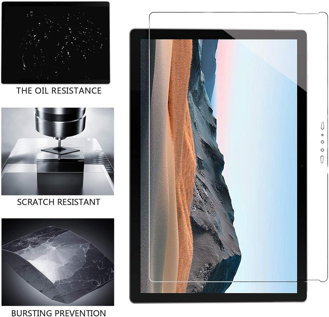 MEGOO [2 Stücke] Surface Book 3 Displayschutzfolie, präzise ausgeschnittenes gehärtetes Glas, einfac
