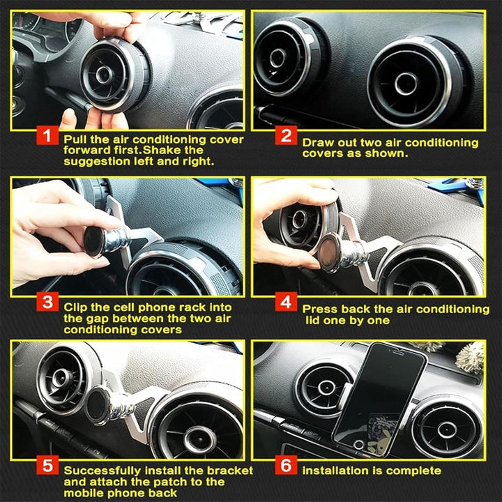 Handy KFZ Halterungen für Audi A3 8V 2014–2019, Handyhalterung Gravity Auto Lock Stabil Ohne Jitter
