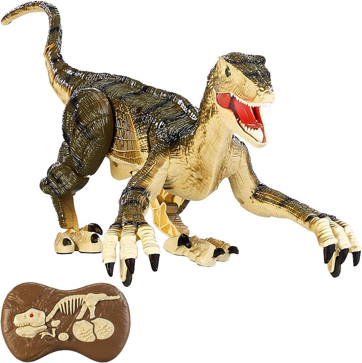 Playtastic Ferngesteuerter Dino: Ferngesteuerter XL-Dinosaurier mit Soundeffekten, 2,4 GHz, 45 cm (D