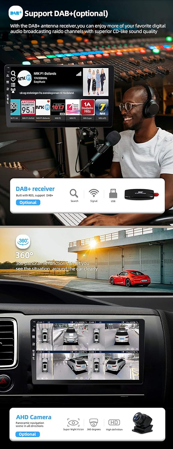 JOYX Android 10 Autoradio Passt für Opel Holden Insignia(2008-2014) - [4G+64G] - [Eingebaut DSP+Carp