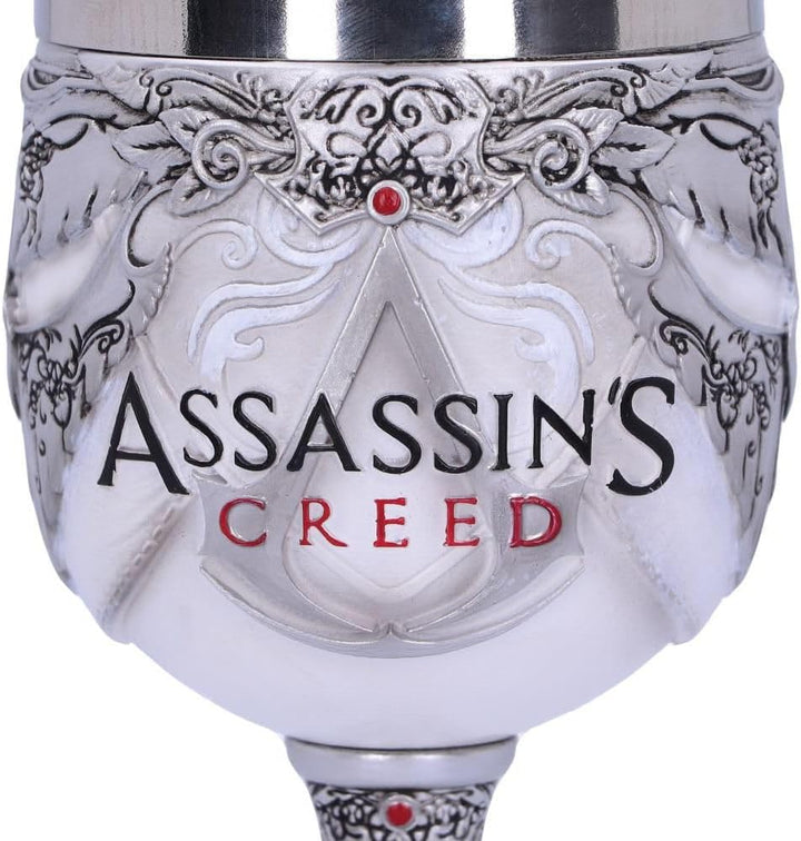 Nemesis Now Creed weisser Spielkelch, aus Kunstharz mit Edelstahl, B5297S0, mehrfarbig