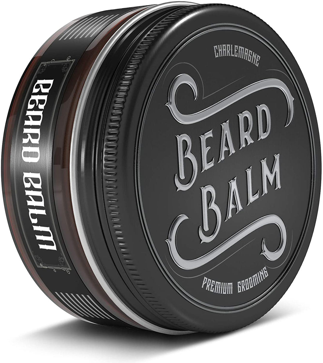 Charlemagne Beard Balm - Natural Beard Wax/Beard Balm for Men - Made in Germany - Beard Balm for Dai