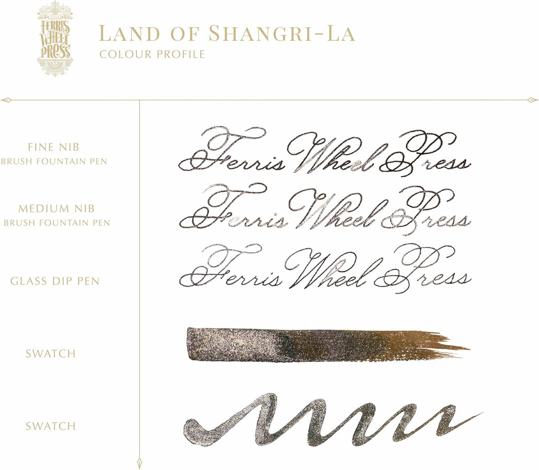 Ferris Wheel Press Fountain Pen Ink | Curious Collaboration Collection | Shangri La Hotels | Ashy Br