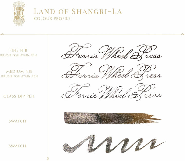 Ferris Wheel Press Fountain Pen Ink | Curious Collaboration Collection | Shangri La Hotels | Ashy Br