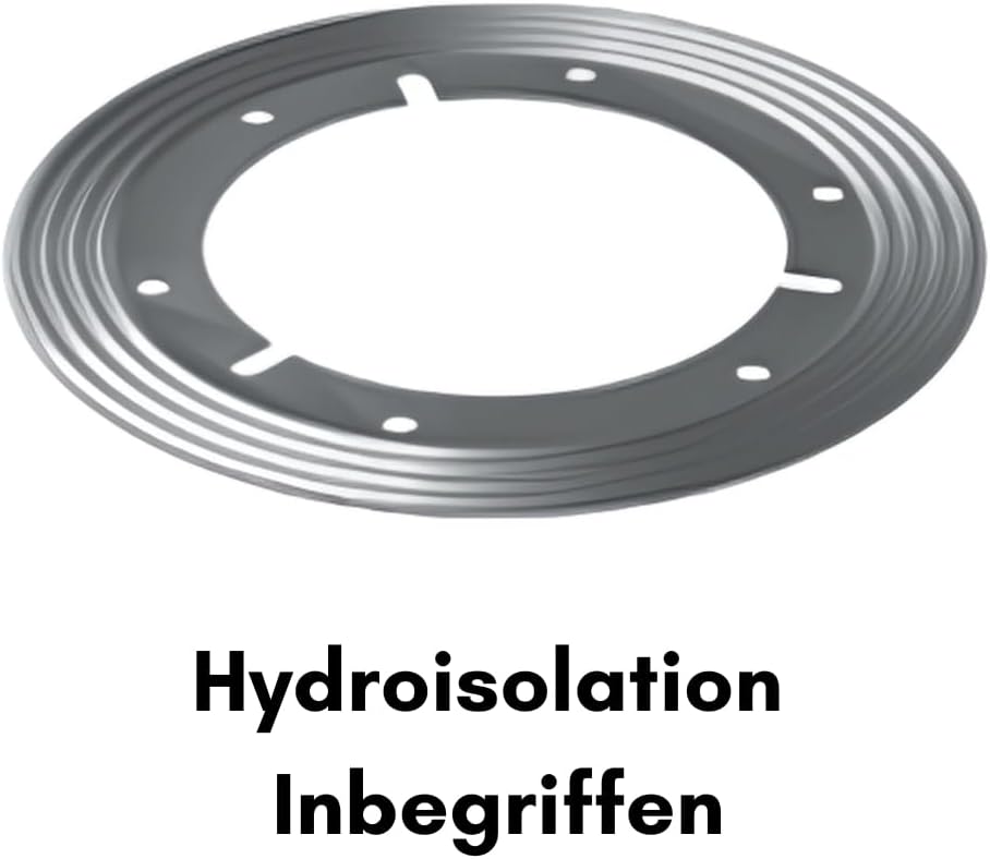 MD Technic – Confluo Bodenablauf 15x15 cm – wählbare Abdeckungen u. Ablaufgarnitur (Vertikal/Senkrec