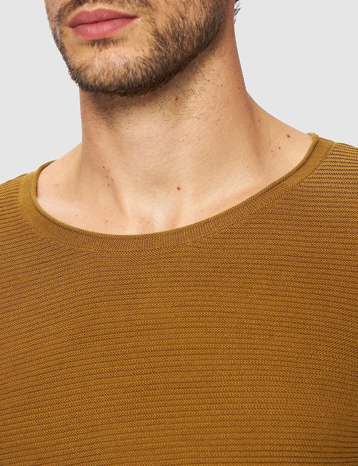 Tom Tailor Damen 1016350 Basic Strickpullover aus Bio-Baumwolle (1er Pack) M 11218 - Khaki Olive, M