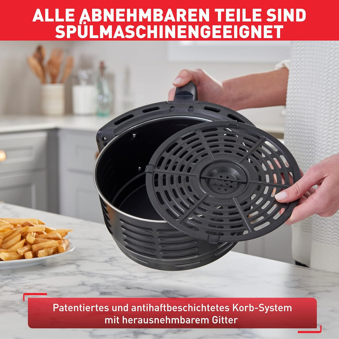 Tefal EY401D Heissluftfritteuse Easy Fry Deluxe XL | Air Fryer | 1500 W | 4,2 L für 6 Portionen | 8