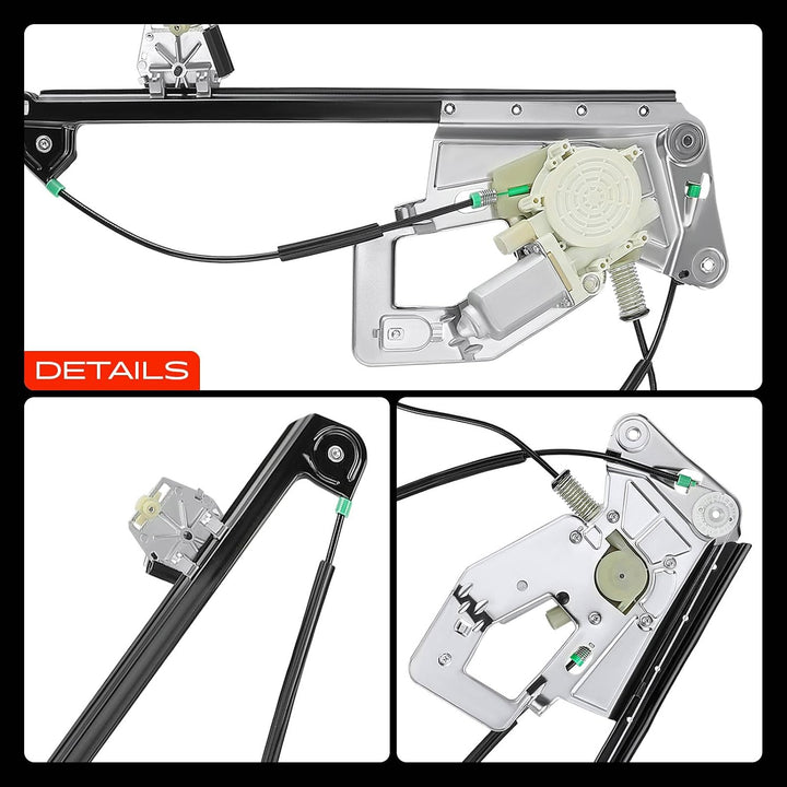 Frankberg 2x Fensterheber Mit Motor Vorne Links und Rechts Kompatibel mit 5er/5er Touring E39 Limous