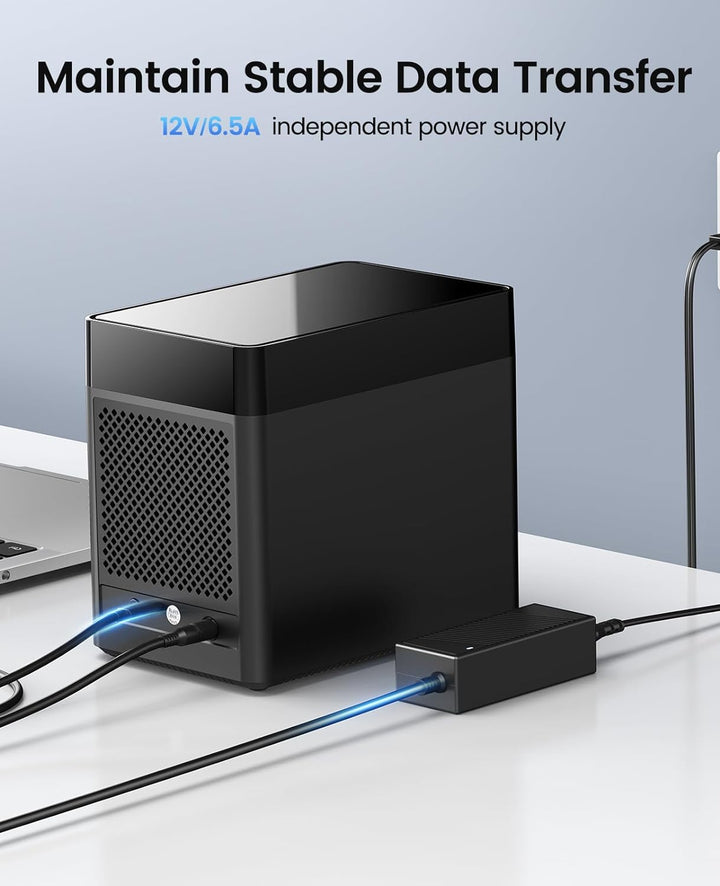ORICO Tool-Free 5 Bay USB 3.0 3,5 Zoll Magnetic-Type Festplattengehäuse für 3,5'' SATA HDD bis zu 5x