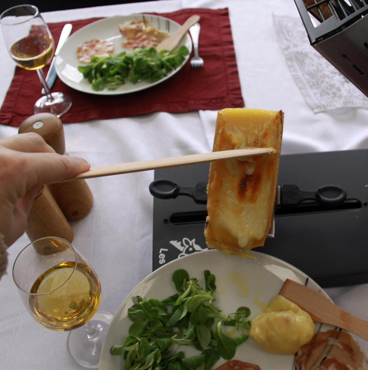 LITTLE BALANCE 8761 Savoyarde 1/4 Mahlwerk, traditioneller Raclette, Viertelmahlwerk, 4 Personen, ve