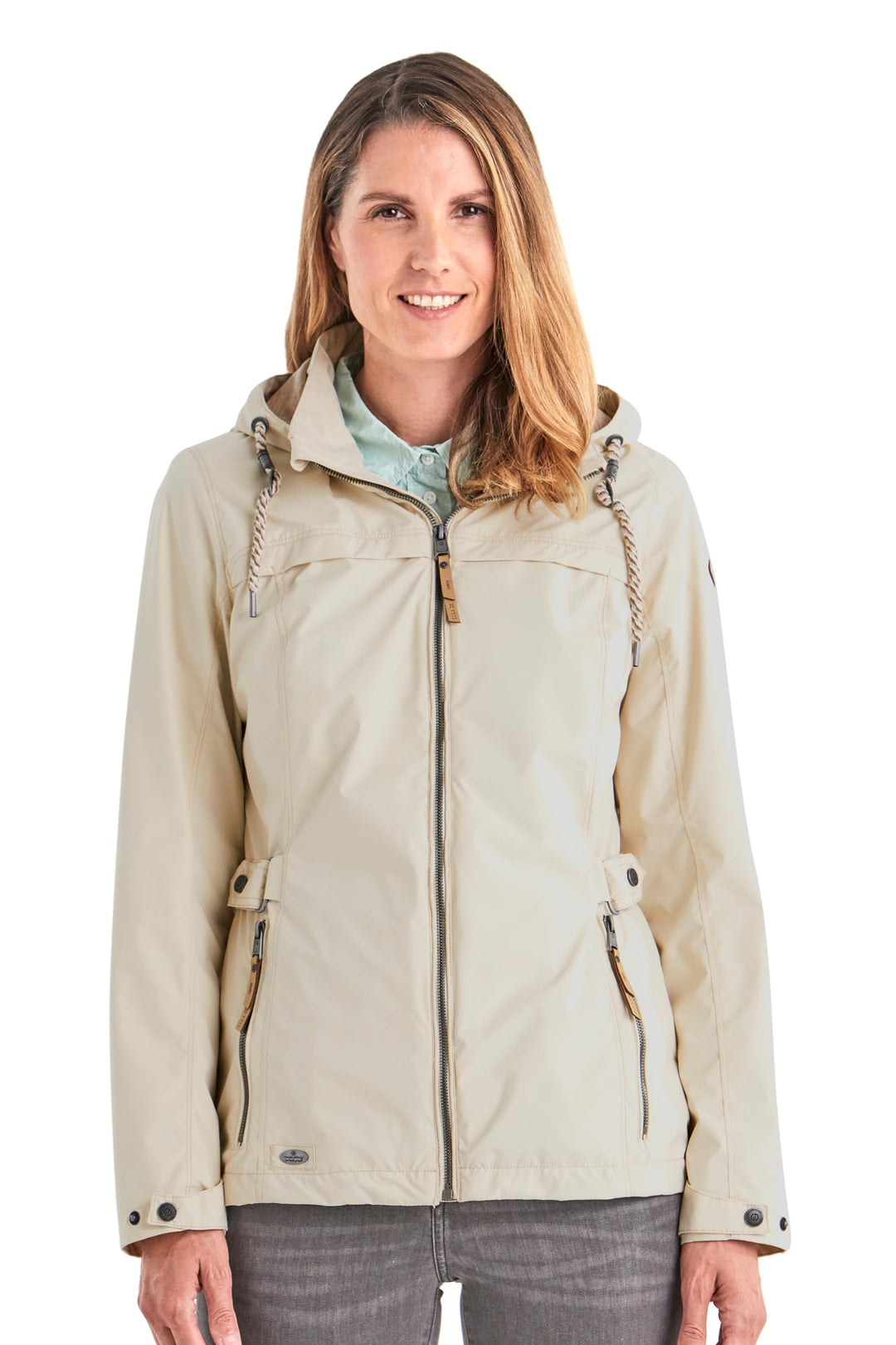 G.I.G.A. DX Damen Jamil Wmn Jckt A Funktionsjacke/Outdoorjacke mit abzippbarer Kapuze 46 ecru, 46 ec