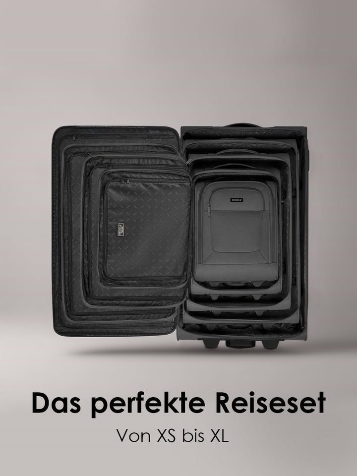 REDOLZ XL Jumbo 2-Rollen Koffer sehr gross 52 x 32 x 90 cm [Sondergrösse] Check-in Trolley mit TSA-S
