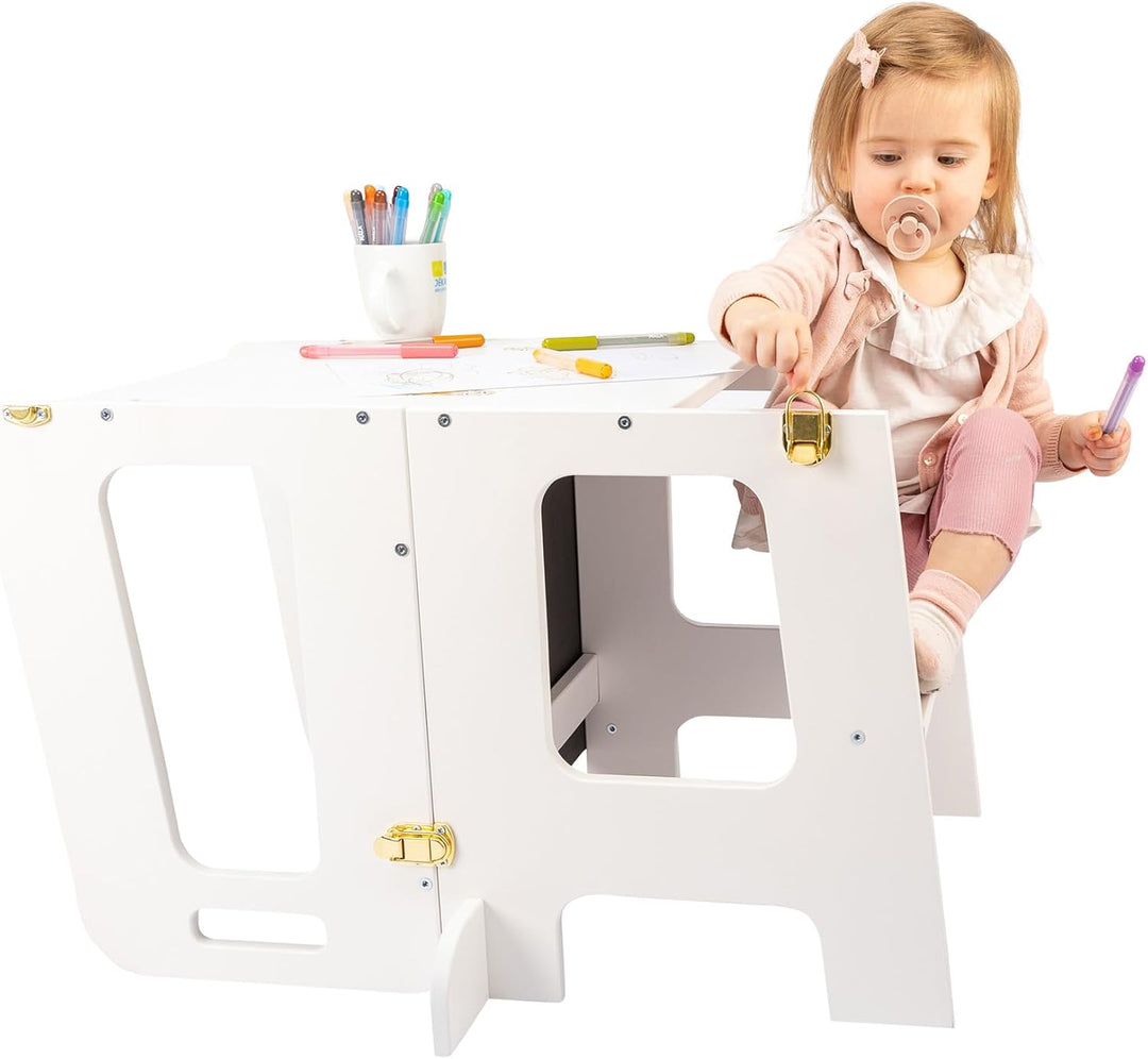Lernturm ab 1 Jahr (Weiss, Ohne Rutsche) Ohne Rutsche Weiss, Ohne Rutsche Weiss