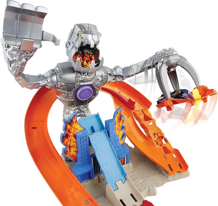 Hot Wheels Mattel CDR06 - Nitrobot-Attacke Spielset
