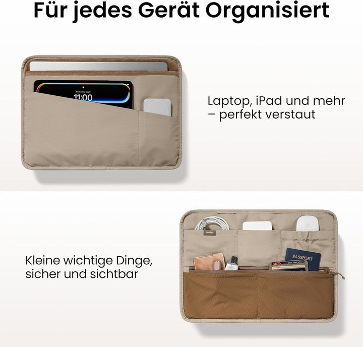 tomtoc Laptoptasche 14 Zoll, Puffy Laptop Tasche für Damen, Leichte Laptoptasche für 14 Zoll MacBook