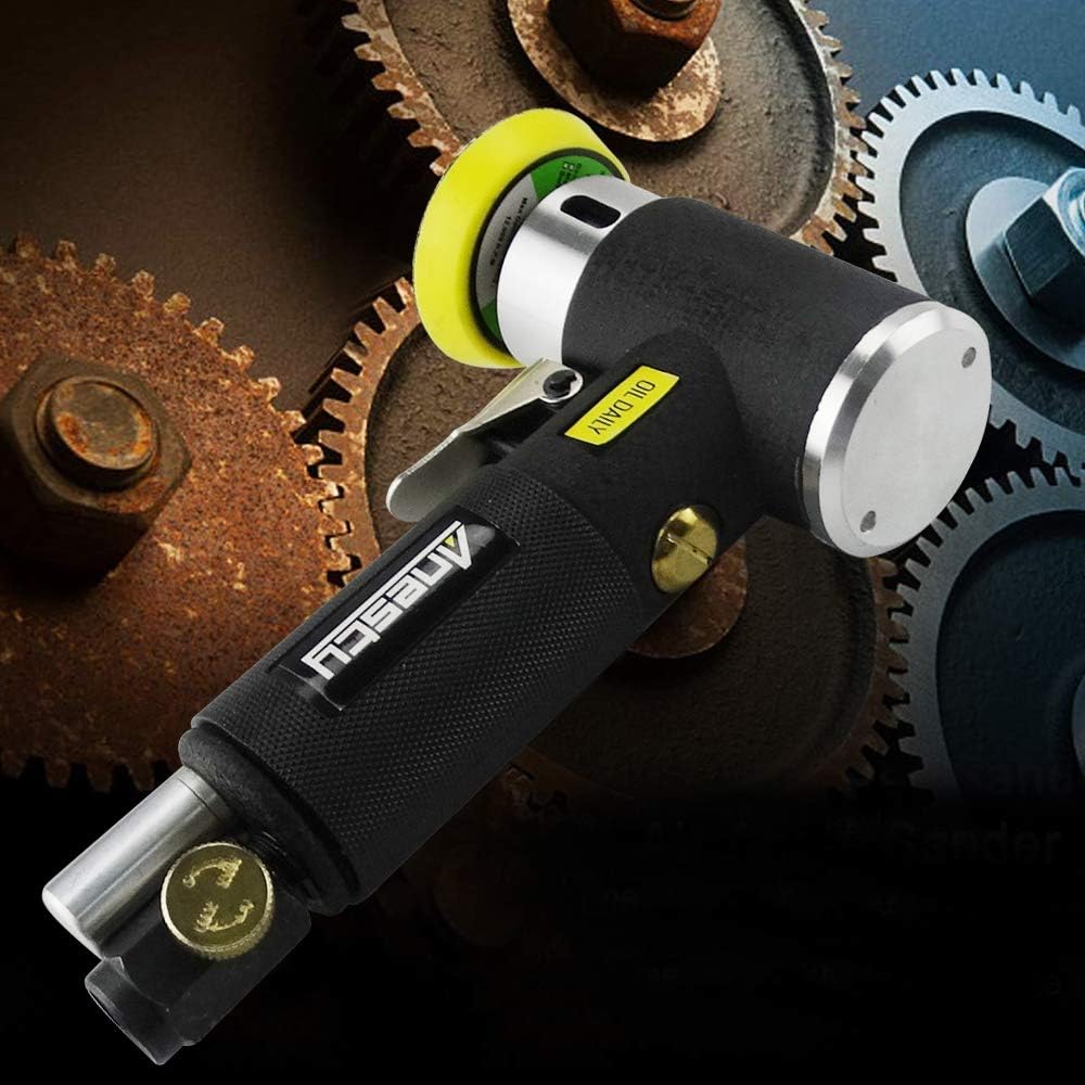 Mini Druckluft Poliermaschine Exzenterschleifer Schleifmaschine Polierer 25mm 50mm 75mm Schleifschei