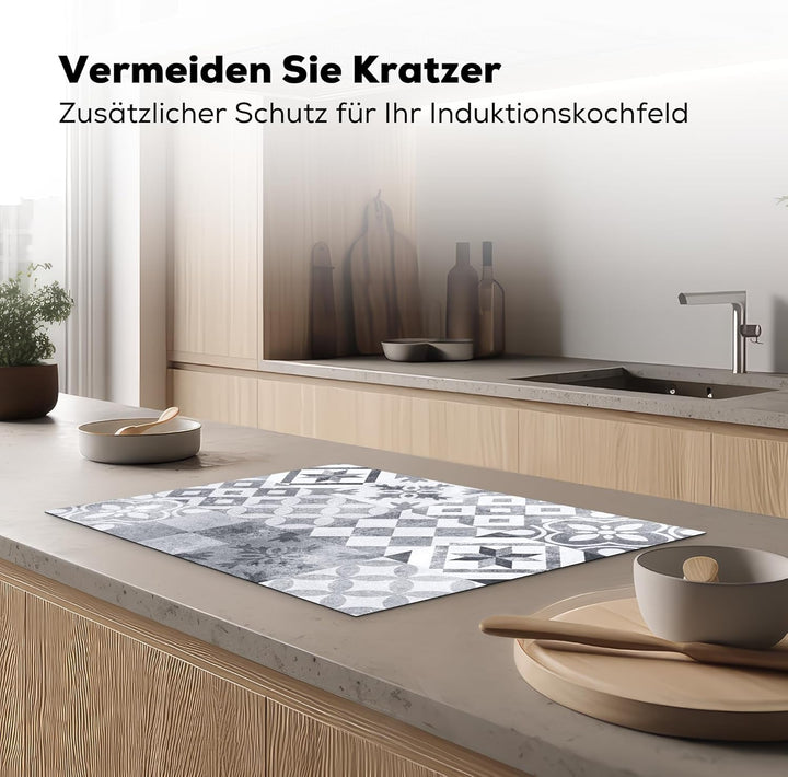 KitchenYeah© Herdabdeckplatte Einteilig 75x52 cm Küche Ceranfeld Abdeckplatte Cerankochfeld Abdeckun