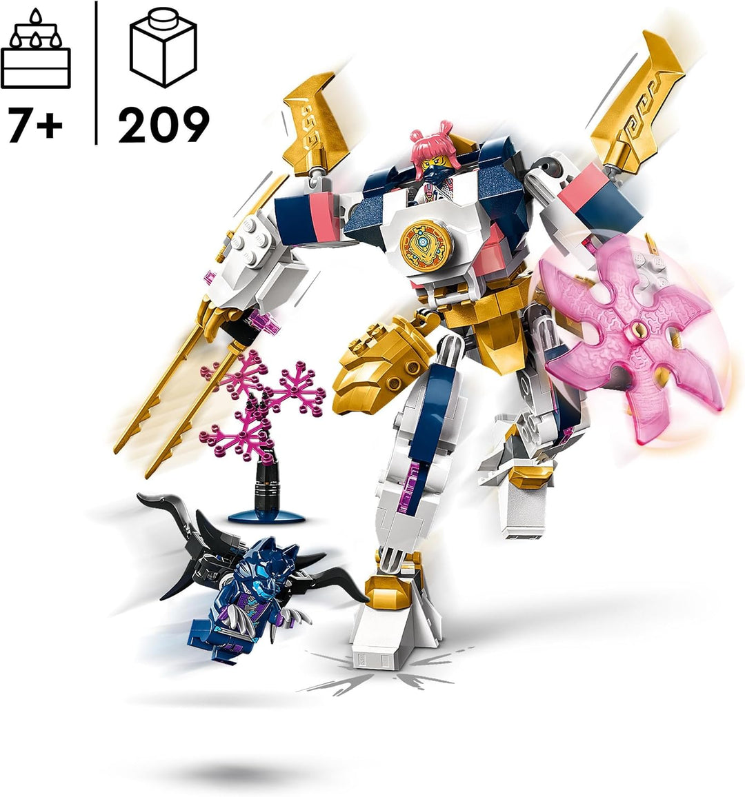 LEGO NINJAGO Soras Technikmech, Actionfiguren-Spielzeug für Kinder & NINJAGO Jay Battle Mech, Ninja-