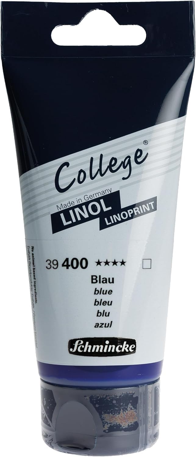 Schmincke - College Linol, Linoldruckset mit 5 x 75 ml Tuben, 84 001 097, Künstler-Linoldruck-Farben