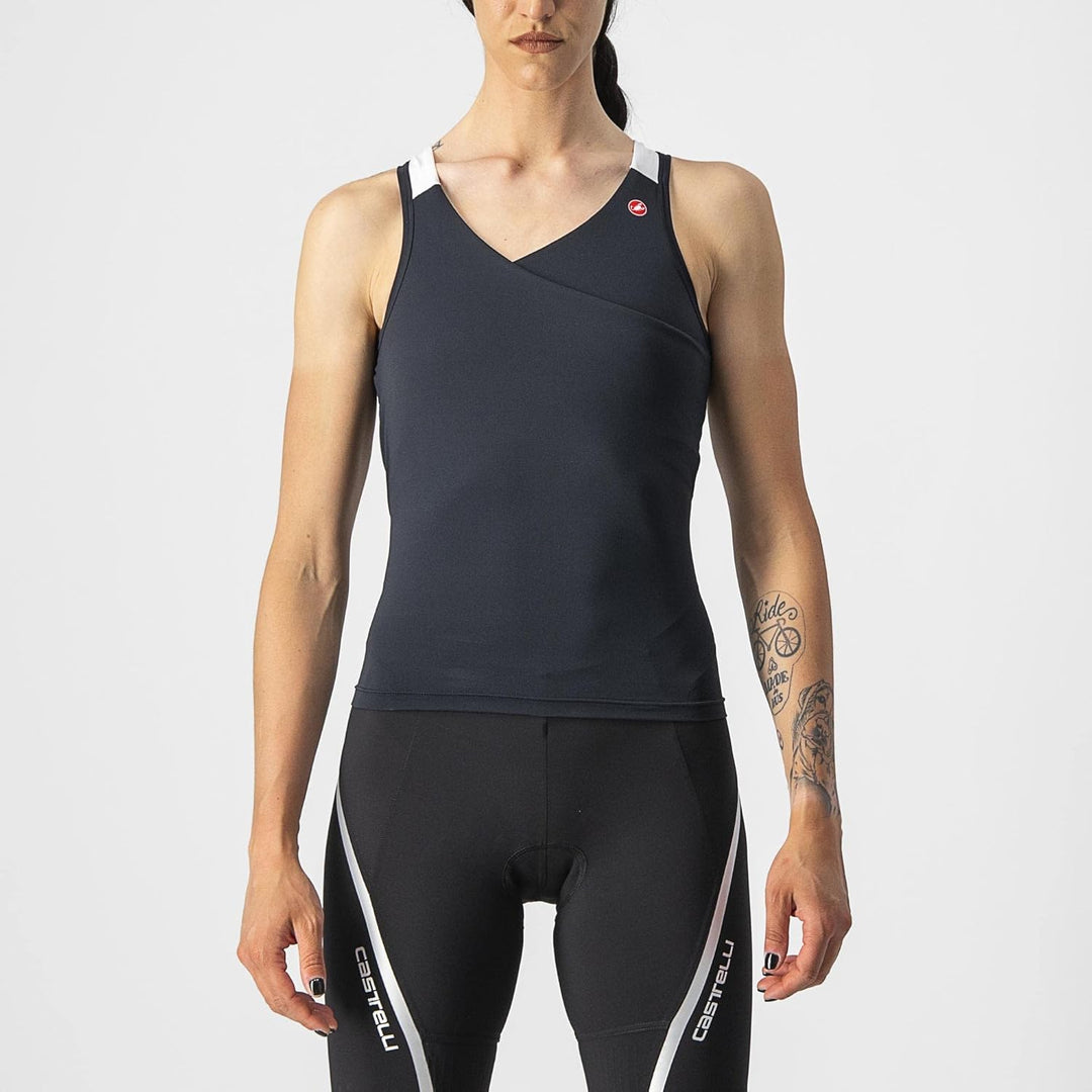 Castelli Damen Solaris Top Sweatshirt XS Schwarz, XS Schwarz