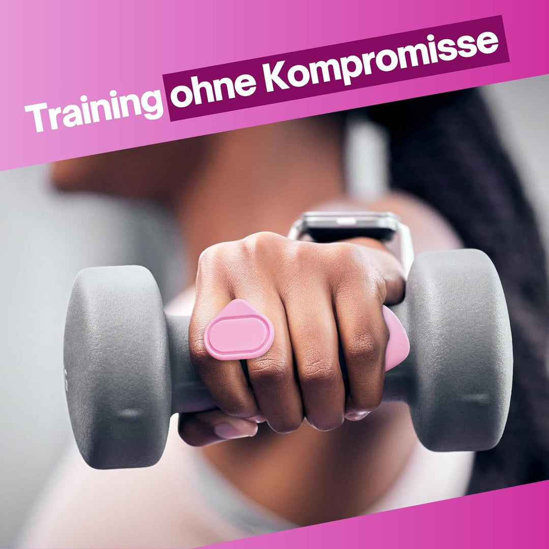 Anti Slip Gym-Grips – Rutschfeste Griffpads zur Hornhautvermeidung bei Krafttraining, Klimmzügen, Ha