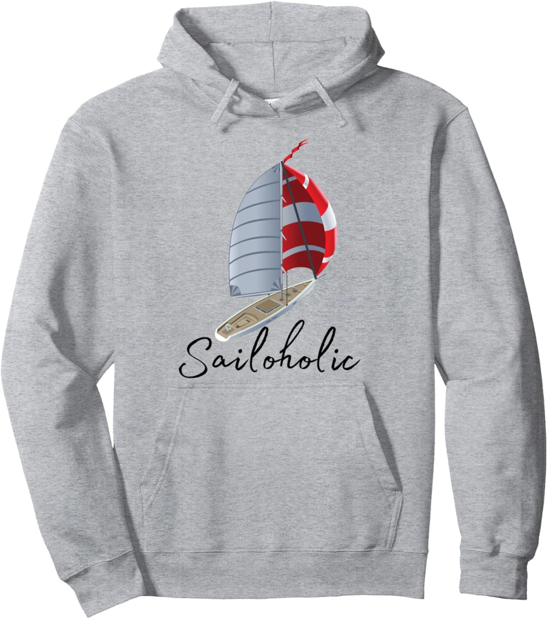 SAILoholic, segeln Damen Segelboot Zubehör Nautik Segler Pullover Hoodie