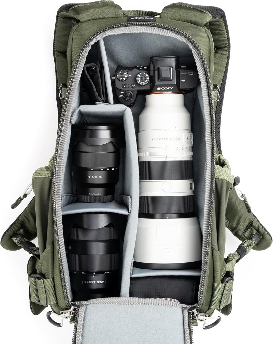 Think Tank Parent Foto and BackLight backpacks Mountane Green 15L, Mountane Green 15L