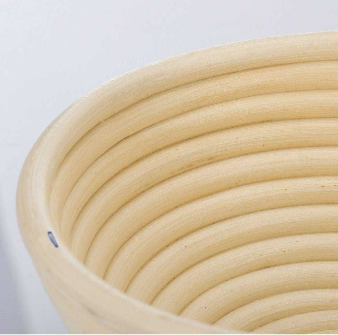 Westmark Gärkörbchen, Für 1000 - 1500g Brotteig, Rund, Durchmesser: 20,5 cm, Peddigrohr, Hellbeige,