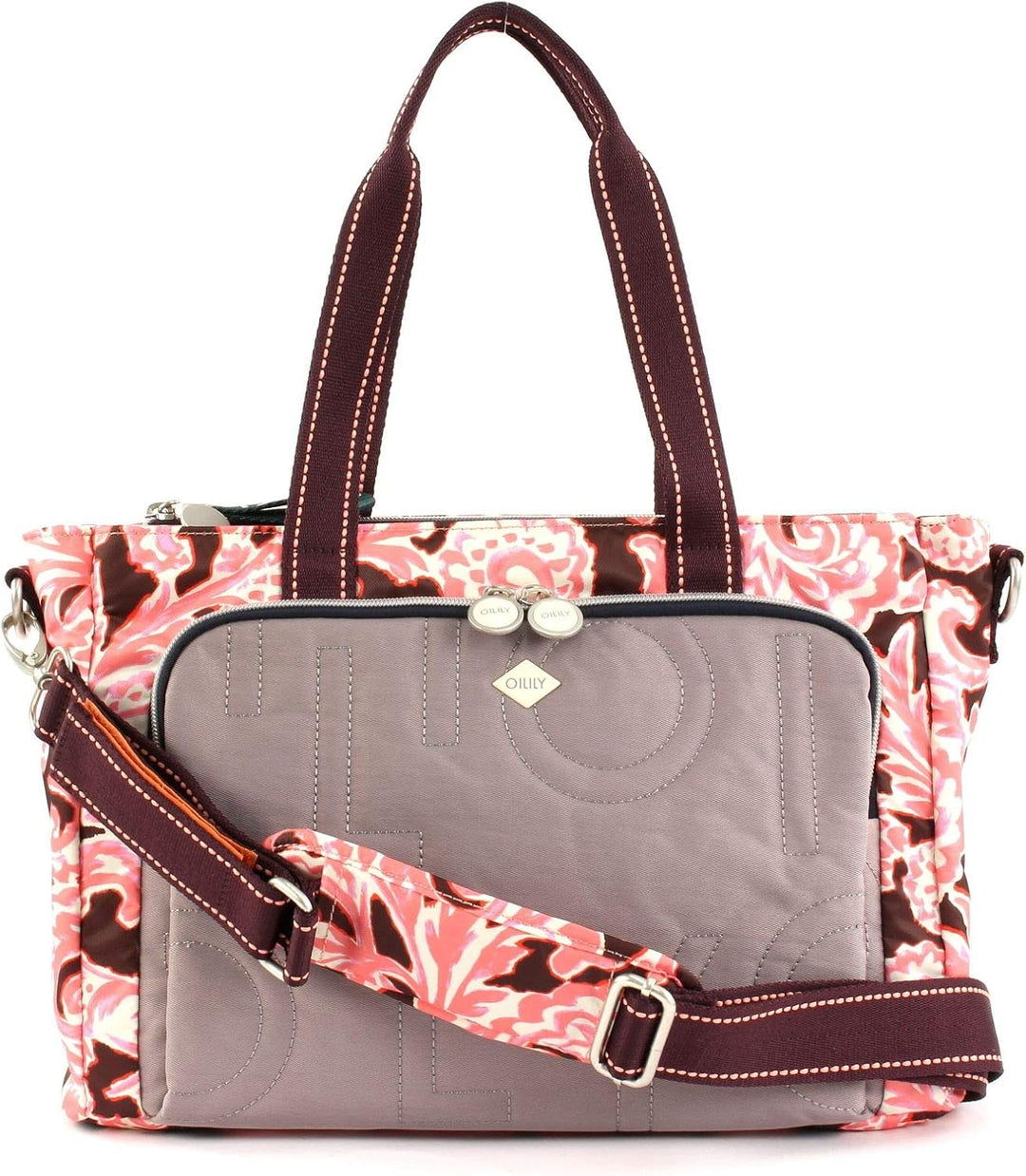 Oilily Damen Charm Diaperbag MHz Tasche Pink (Rose), Pink (Rose)