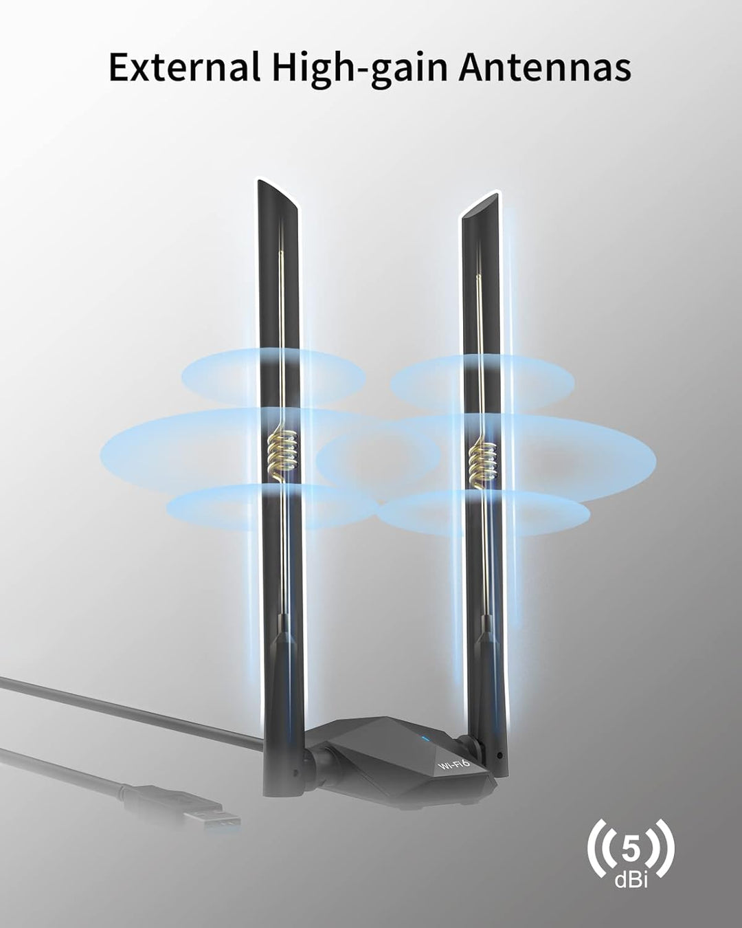 BrosTrend AX1800 WiFi 6 WLAN Stick Linux für PC und Raspberry Pi 2+ mit Ubuntu, Mint, Debian, Kubunt