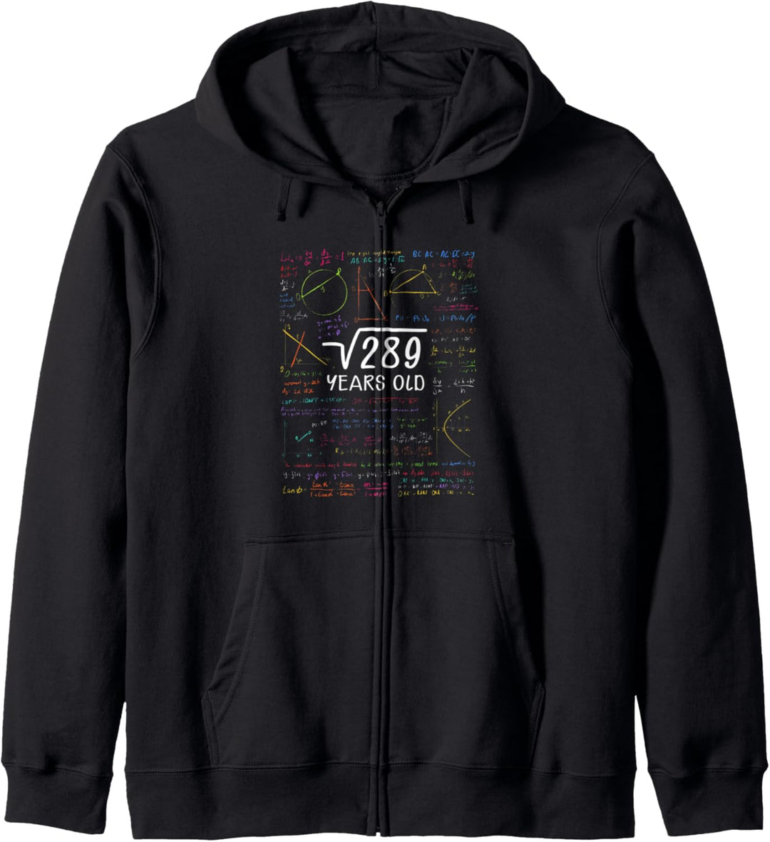 Geburtstag Mädchen Jungen Quadratwurzel 289 = 17. Kapuzenjacke