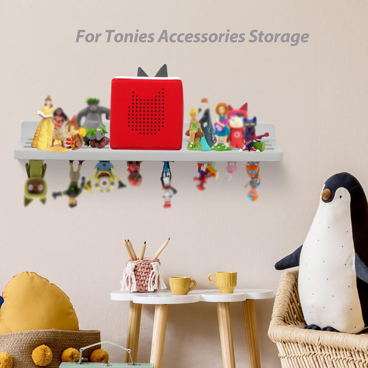 Für Tonies Regal Magnetisch,für Toniebox Figuren Aufbewahrung und Display Regal (für 36 Figuren),Wan