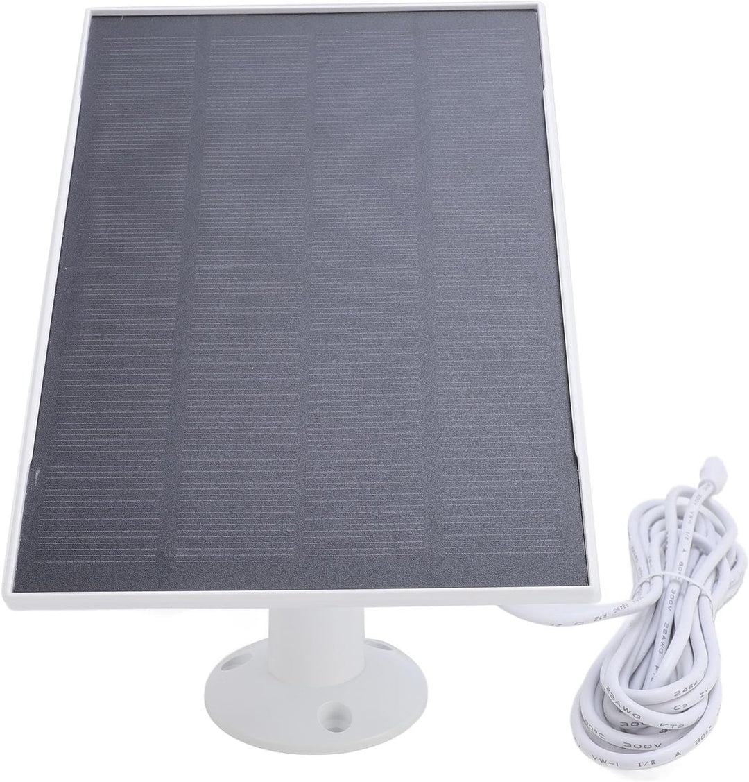 Solarpanel 8W für Vogelhaus Kamera, 2 in 1 Verbessertes Wetterfestes USB C Ladegerät, 360 Grad Einst