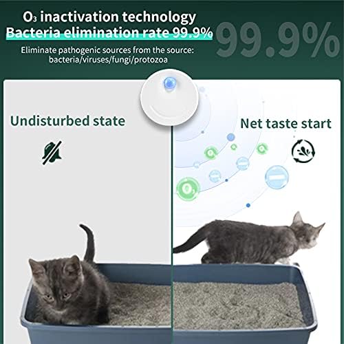 Katzentoilette Deodorant, Automatischer Geruchsbeseitiger für Haustiere, Neutralisator, für alle Art