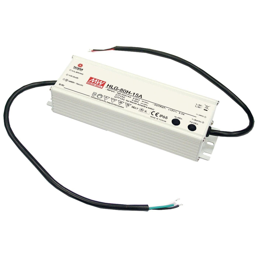 Mean Well HLG-80H-24A AC-DC Single Output LED-Treiber, Mix-Modus mit PFC, HLG-80H-24A