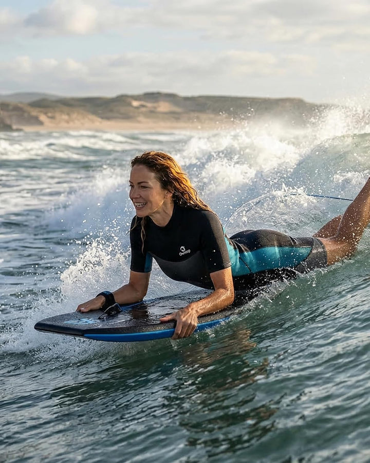 Owntop Neoprenanzug kurz Herren &amp; Damen, 3/2 mm Neopren Wetsuit für Tauchen, Surfen, Schwimmen und K