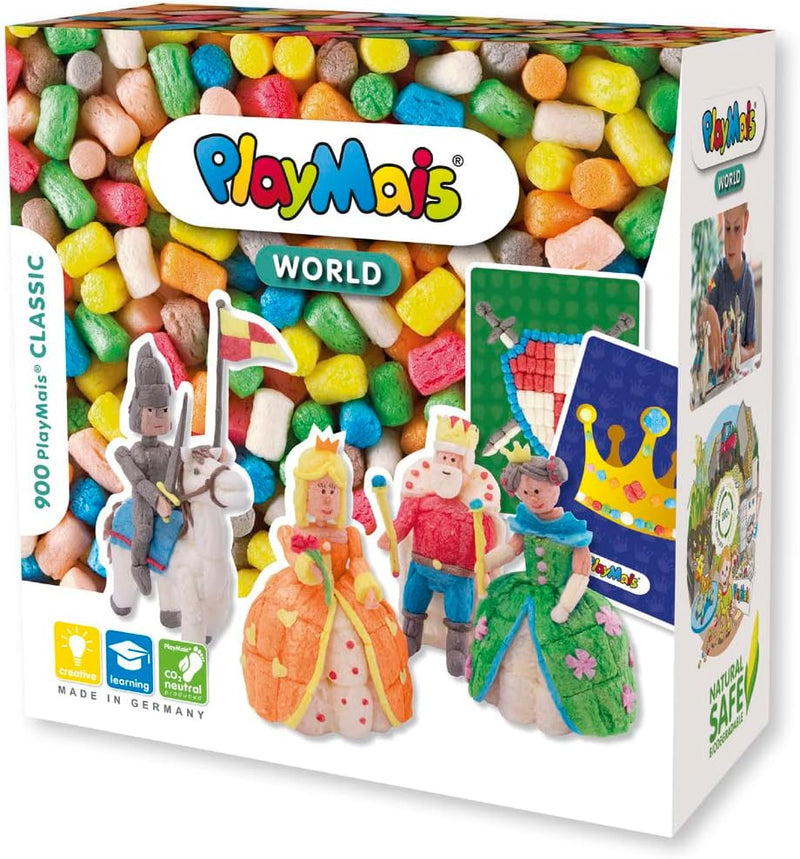 PlayMais® Classic WORLD Royals - Bastel-Set für Kinder ab 3 Jahren | Motorik-Spielzeug mit 900 Baste