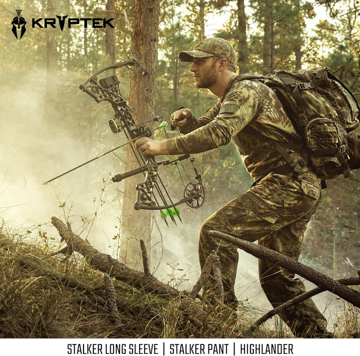 Kryptek Herren Wanderhose Stalker Hose, Tarnmuster, Jagdhose S Übergang, S Übergang