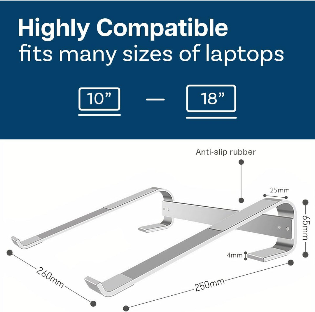 MMOBIEL Laptop Ständer Laptop Stand 10 bis 18 Zoll - Laptophalterung Universal - Laptopständer für d