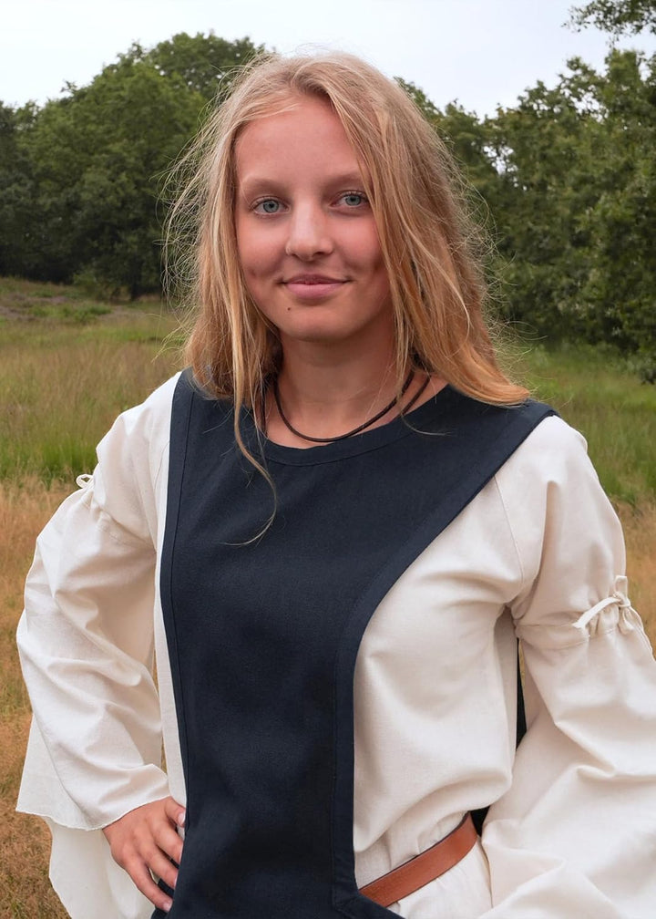 Battle-Merchant Mittelalter Überkleid Surcot Andra für Damen aus Canvas | Segeltuch Baumwolle Wiking