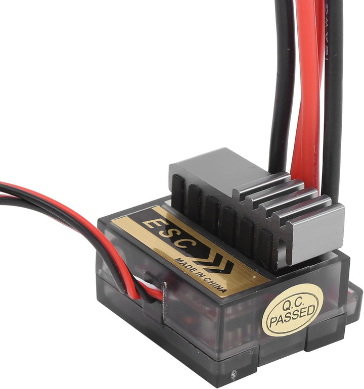 ESC RC-Bürstenregler, 7,2-16 V ESC Elektronischer Geschwindigkeitsregler Hochspannungs-Zweiwege-Gesc