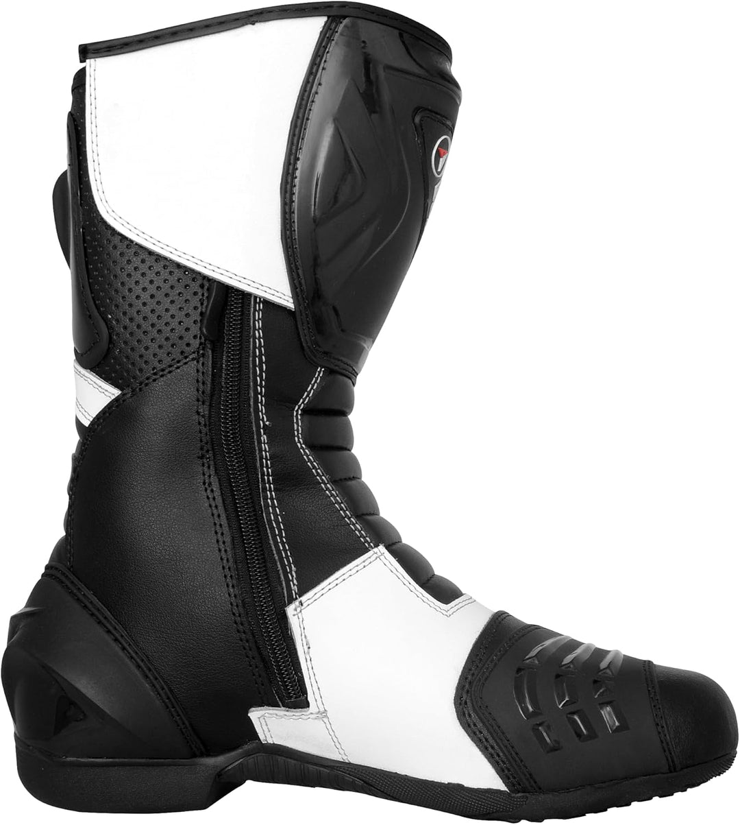 Bohmberg Spartans Motorradstiefel Herren-ergonomisch-leicht, Motorradschuhe aus echtem Leder mit auf