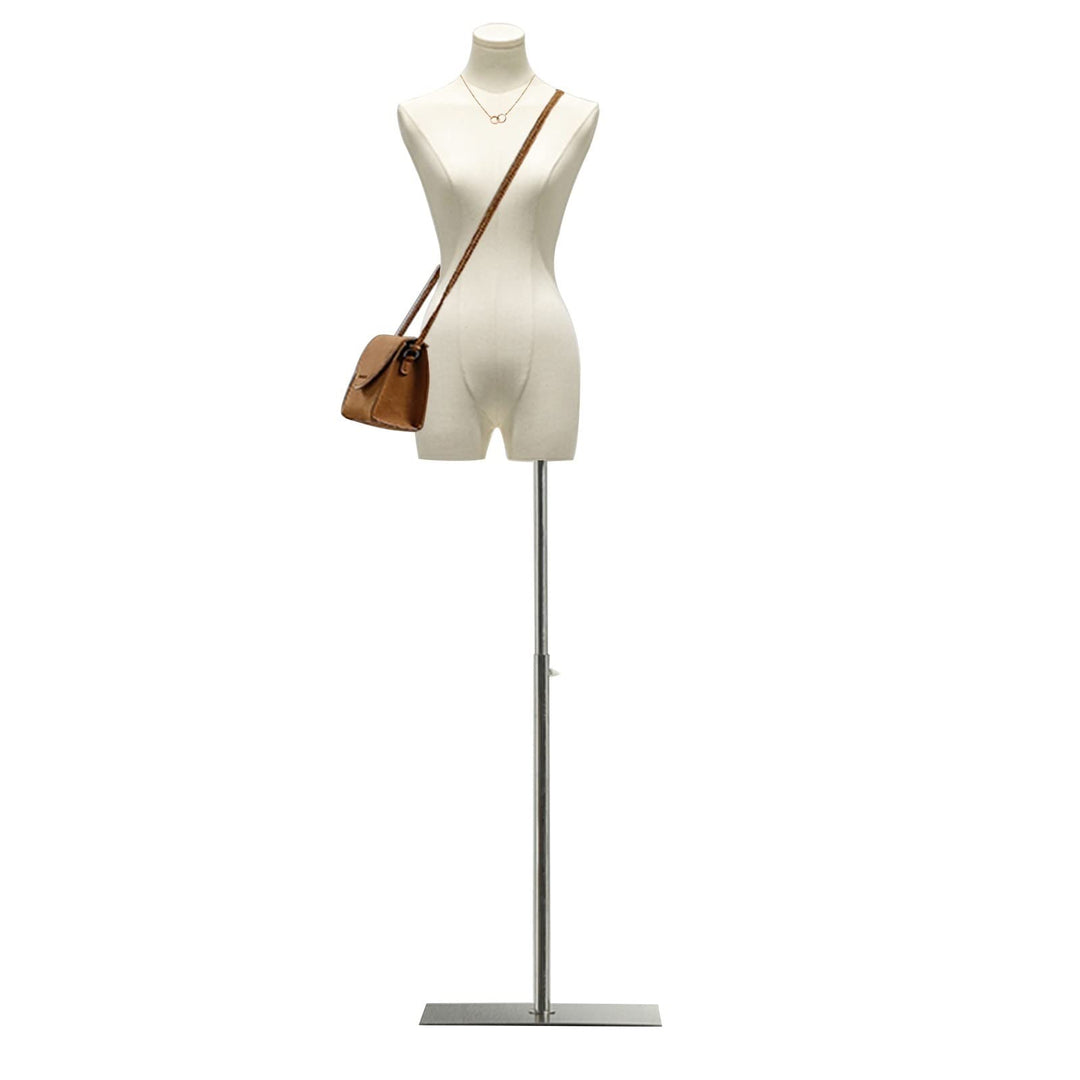Schneiderpuppe Damenbüste Weiblich, Höhe Verstellbarer Schaufensterpuppe Körper, Mannequin mit Metal