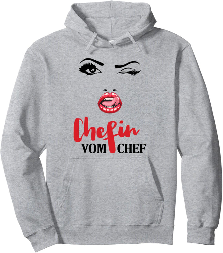 Chefin Vom Chef Spruch Geschenk Ehefrau Damen Geschenkidee Pullover Hoodie