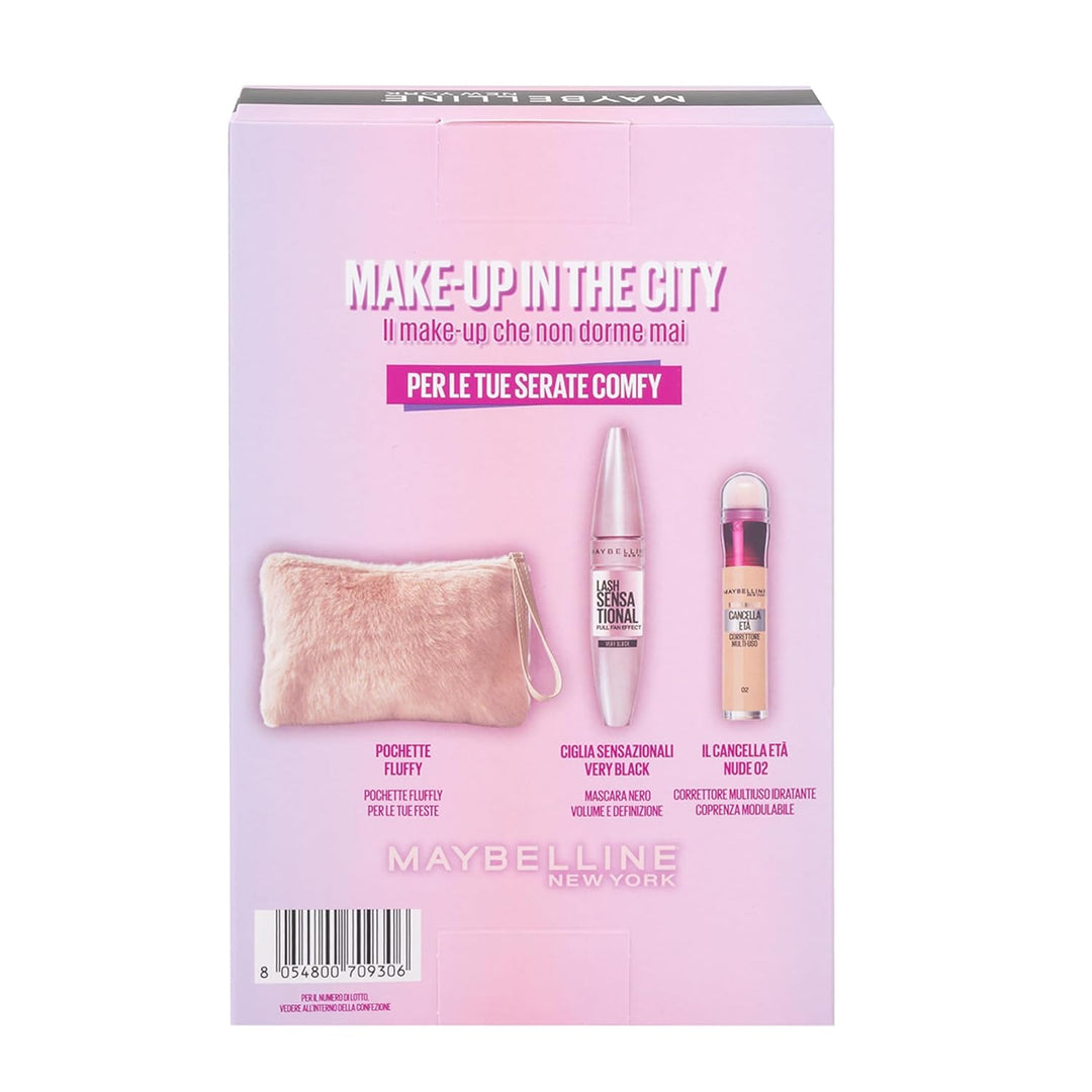 Maybelline New York Make Up in The City Geschenkbox Lash Sensational Mascara Very Black + Der Lösche